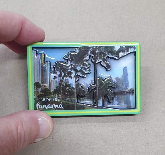 3D fridge magnet - Panama City