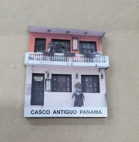 3D fridge magnet - Casco Antiguo de Panama 2
