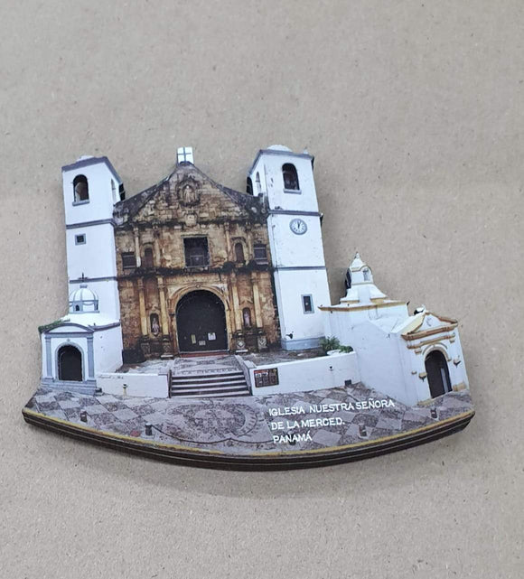 3D fridge magnet - La Merced Church