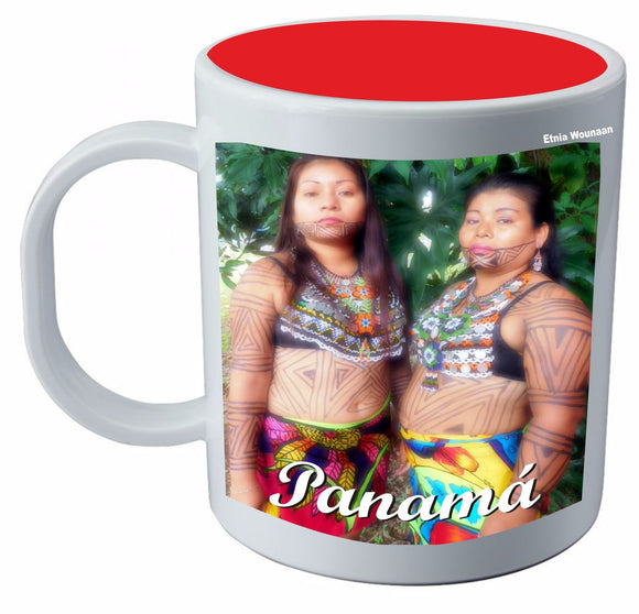 Embera-Wounaan indian Ceramic mug