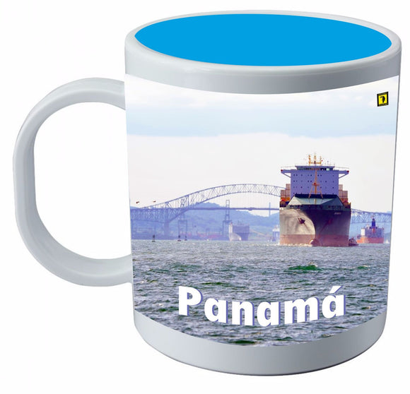 Panama Canal Bridge Ceramic mug
