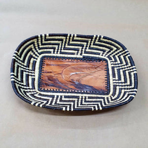 Chunga plate with Cocobolo wood