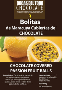Chocolate covered Passion Fruit balls