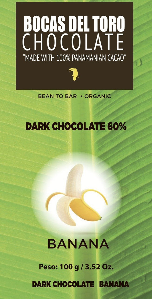 Dark Chocolate bar with Banana
