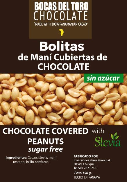 Chocolate covered Peanuts balls - sugar free
