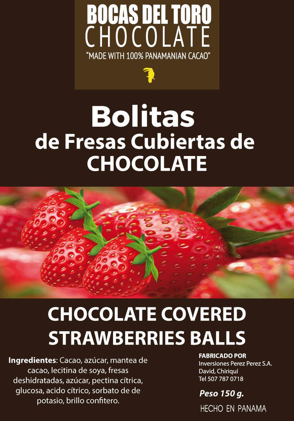 Chocolate covered Strawberries balls