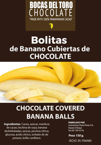 Chocolate covered Banana balls