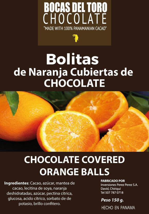 Chocolate covered Orange balls