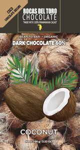 Dark  Chocolate bar with Coconut
