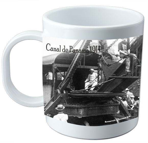 Commemorative mug of the construction of the canal 1914