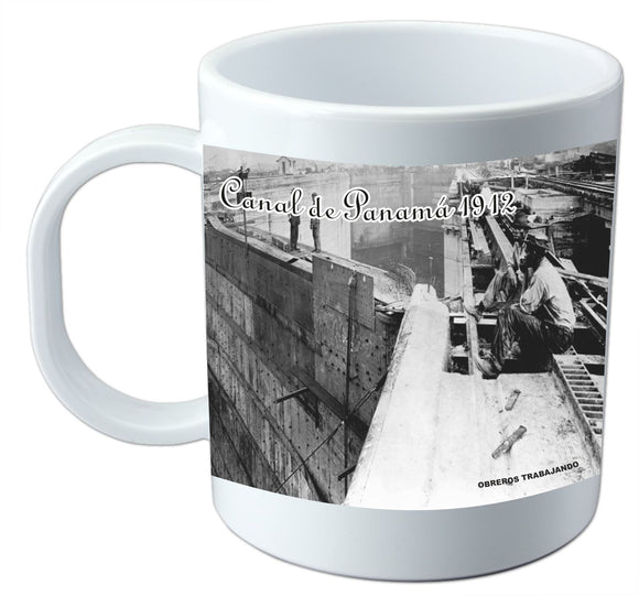 Workers of the construction - ceramic mug